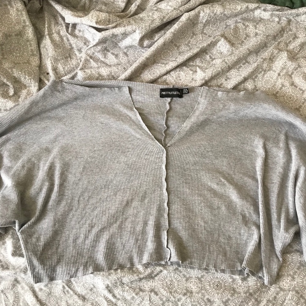 ruched sleeve top
